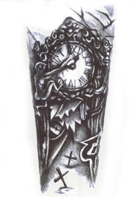

Savii Arm Hand Wrist Tattoo(Clock Design)