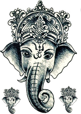 

Savii Arm Hand Wrist Tattoo(Ganesha Design)