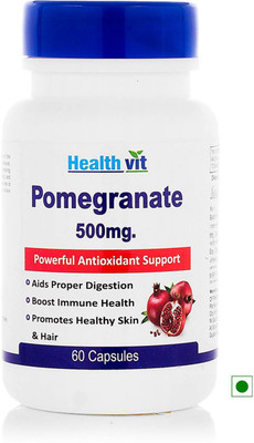 

HealthVit Pomegrante 500mg 60 Capsule(60 No)