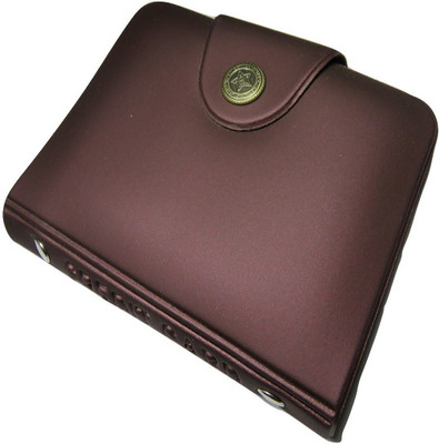 Sunrays Men Brown Artificial Leather Card Holder(12 Card Slots)