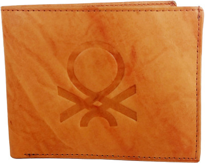 

InW Men Tan Genuine Leather Wallet(8 Card Slots)