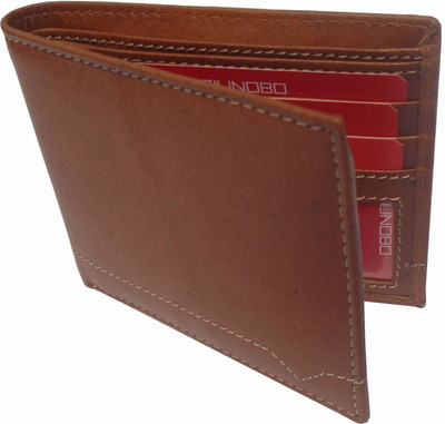 

zilinobo Men Tan Genuine Leather Wallet(6 Card Slots), Tan-029
