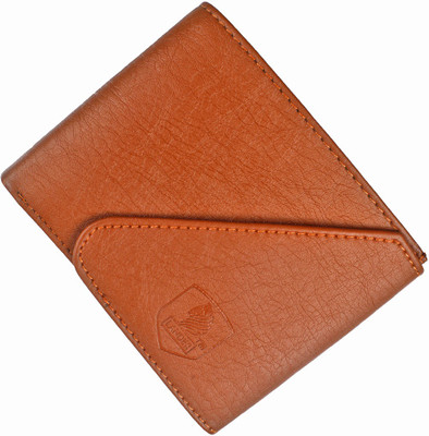

LANDER Men Tan Artificial Leather Wrist Wallet(4 Card Slots)