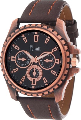 Cavalli V1_CGAS-142118-MRM_BrownWht Analog Watch  - For Men   Watches  (Cavalli)