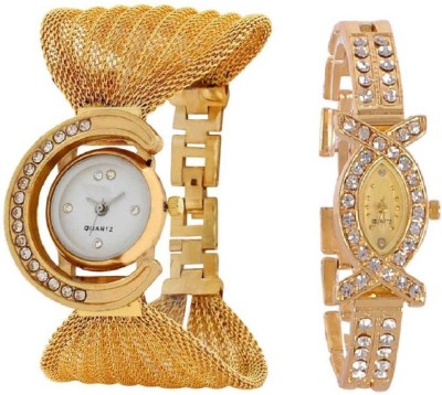 LEBENSZEIT AD DIAMOND GOLD PLATED RICH WOMEN Watch  - For Women   Watches  (LEBENSZEIT)