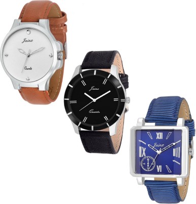 Jainx JXT808 Triple Combo Multi Color Dial Watch  - For Men   Watches  (Jainx)