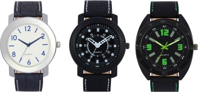 Shivam Retail SR- Sports Leather belt With Designer Stylish Branded Watch  - For Men   Watches  (Shivam Retail)