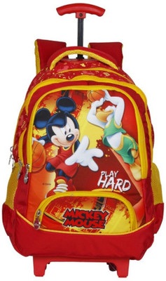 

Disney AT-0007 Trolly Mickey Play Hard 24 L Trolley Backpack(Red)