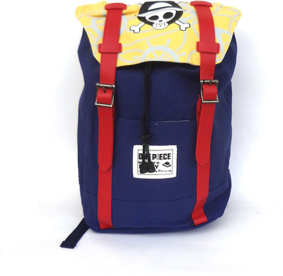 

ComicSense Limited Edition One piece Luffy Pirate Laptop and School Backpack(Blue, 17 inch)