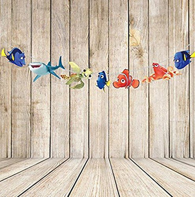 

PARTY PROPZ FINDING DORY THEME STRING BANNER(SET OF 1) Pennant Banner(8 ft, Pack of 1)