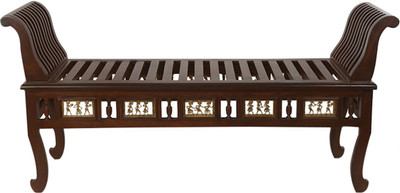 

ExclusiveLane Solid Wood 2 Seater(Finish Color - Walnut Brown)