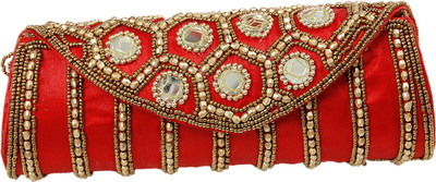 

Yokoso International Casual Red Clutch