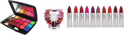 

Mars Lipstick 10/lipgloss 12 shades/eyeshadow 18 shades(Set of 12)