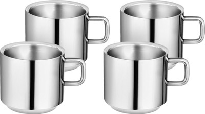

Saanvi Creations Stainless Steel(Silver, Pack of 4)