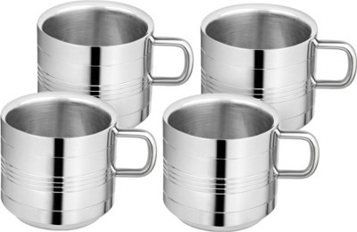 

Saanvi Creations Stainless Steel(Silver, Pack of 4)