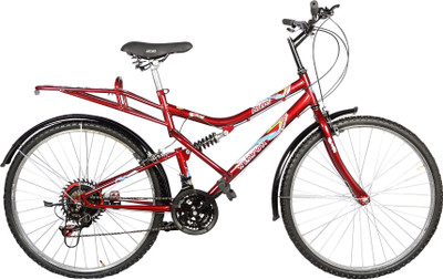 

Atlas Atlas Weapon SS 26 Inches 21 Speed Red 26 T 21 Gear Mountain Cycle(Multicolor)