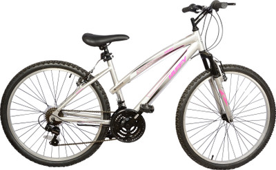 

Huffy Huffy Savoy 26 Inches Unisex Silver Aluminium Frame Multispeed 26 T 21 Gear Mountain/Hardtail Cycle(Multicolor)