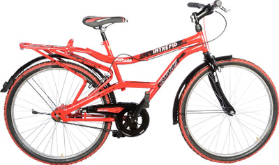 

Atlas Atlas INTREPID IBC 26T RED & BLACK 26 T Mountain Cycle(Single Speed, Multicolor), Black;red