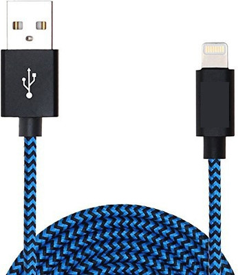 

Mobi Armor DFi Certified Original 3ft Nylon Braided Rugged BLUE Lightning Cable(Blue)