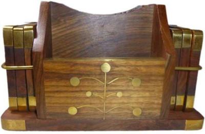 

Khan Handicrafts 2 Compartments wooden antique(Brown)