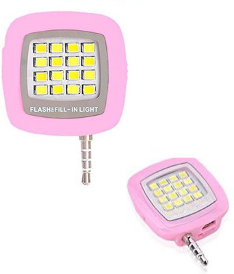 

CheckSums 11091 Mobile Selfie Flash Portable 16 LED Bulb Flash(Pink)