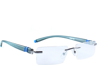 

Clark Eye Rimless Square Frame(45 mm