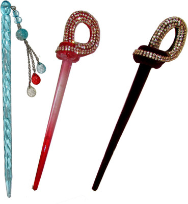 

Pankh Juda Stick Hair Accessory Set(Multicolor)