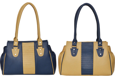 

FD Fashion Messenger Bag(Blue, Beige), Beige;blue