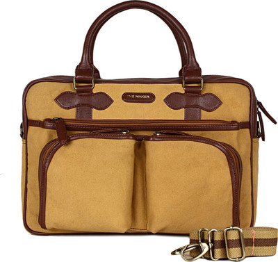 

THE MAKER 15 inch Laptop Messenger Bag(Brown)