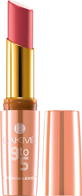 Lakme 9 to 5 Creaseless Creme Lip Color(CP1 Rosy Review, 3.6 g)