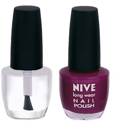

Nive Colour Blast Nail Polish1106201642 Clear,Purple(Pack of 2)