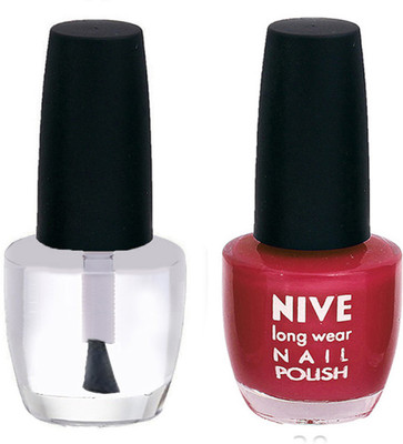 

Nive Colour Blast Nail Polish1106201642 Clear,Pink(Pack of 2)