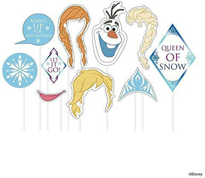 

PARTY PROPZ FROZEN PHOTOBOOTH PROPS 10 PCS Photo Booth Board(Party)