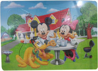 

DCS Cartoon Character Mickey Mouse Puzzle For Kids (24X21X1)(1 Pieces)