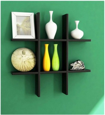 

A.S Wood MDF Wall Shelf(Number of Shelves - 6)