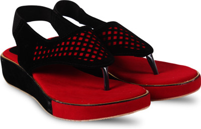 Anand Archies Girls Wedges(Red