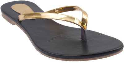 

Foot Wagon Women Gold Flats