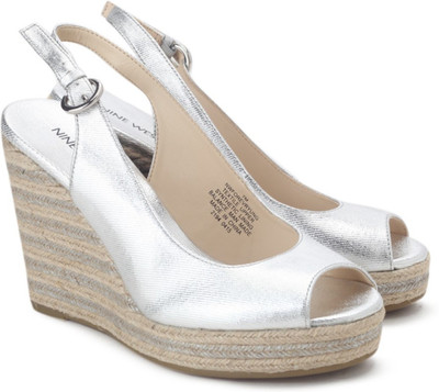 

Nine West Women SILVER Wedges