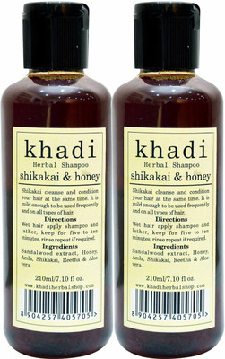 

Vagad's Khadi Shikakai & Honey Shampoo(420 ml)
