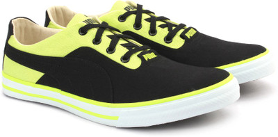 

Puma Slyde DP Sneakers For Men(Black, Puma black-safety yellow