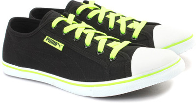 

Puma Streetballer DP Sneakers For Men(Black, Puma black-safety yellow