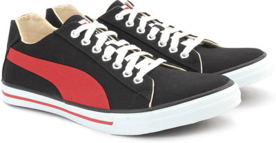 

Puma Hip Hop 5 DP Sneakers For Men(Black, Puma black-high risk red