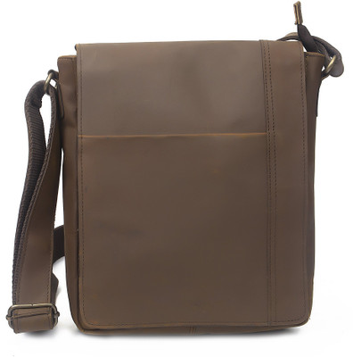 

Pranjals House Boys & Girls Casual Brown Genuine Leather Messenger Bag