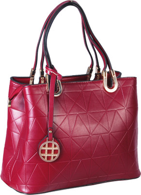 

AZEEZ Girls Casual Maroon PU Hand-held Bag