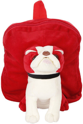 

PRACHI TOYS Exclusive Bull Dog kids School, Picnic Bag-Red - 14 inch(Multicolor)