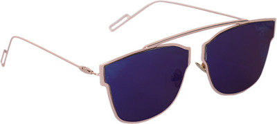 

zekonis Oval Sunglasses(Blue