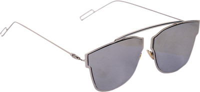 

zekonis Oval Sunglasses(Silver