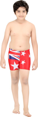 

Fashion Fever Self Design Boys Swimsuit, Red
