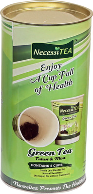 

NecessiTEA NT-05-5 Tulsi, Mint Green Tea(150 g, Drum)