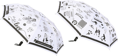 Design U Love & Sports Umbrella(White)